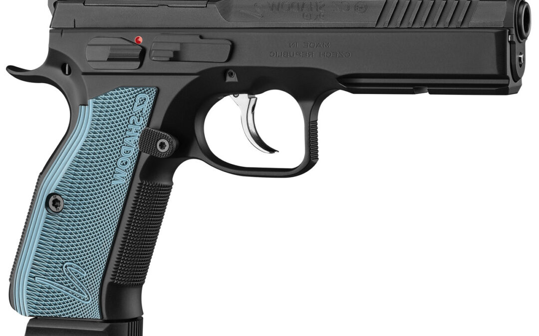CZ SHADOW 2 – 9×19, 19rnd. nickel black polycoat, manual safety #0424-0741-EJMSASX