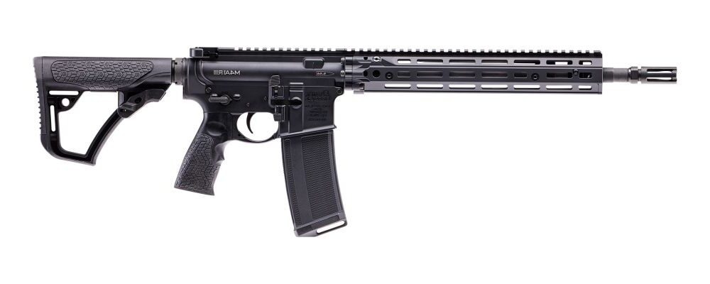 DANIEL DEFENSE DD4 M4A1 RIII – Semi, 14.5″ bbl 5.56mm, 1:7, GOV, MID, RIS III 12.5 BLK, Extended DDFH Pinned (02-191-10613-047)
