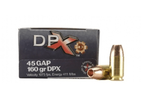 CorBon .45 GAP 160gr DPX